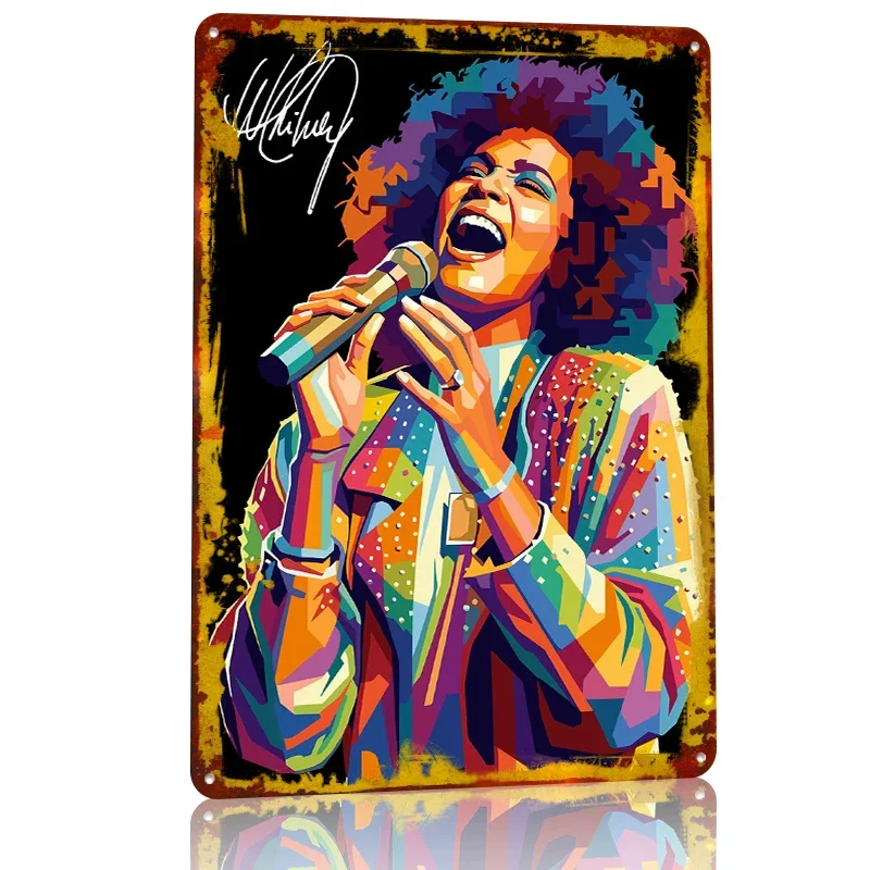 Whitney Houston Singing Pop Ar - Lighting Decor Houston 리뷰 및 가격