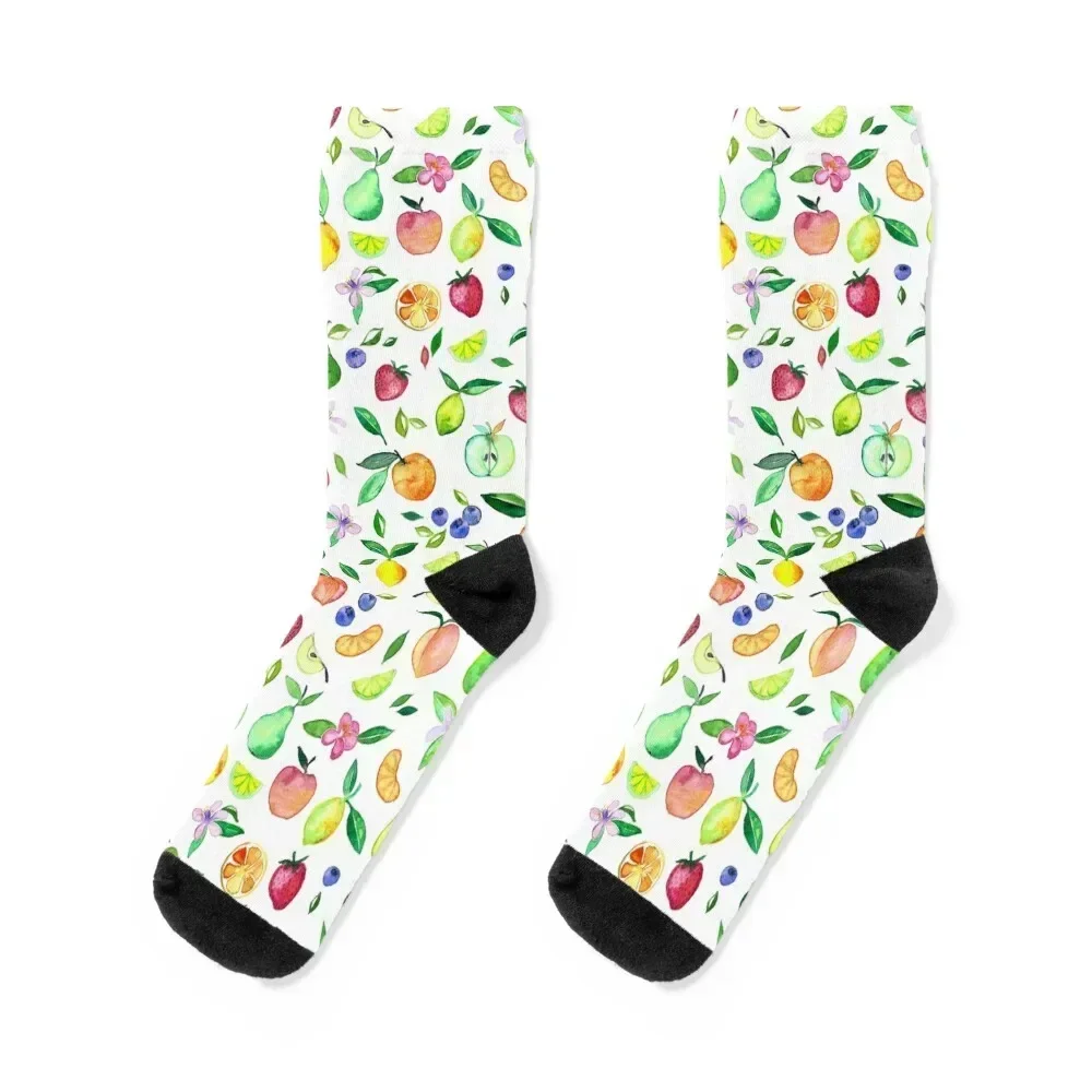 

Fresh Fruit - a watercolor pattern Socks football Thermal man winter custom sports winter gifts Boy Child Socks Women's