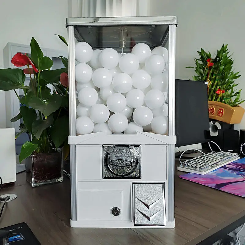 Large square egg twister coin-operated commercial opening props desktop lottery machine coffee capsule
