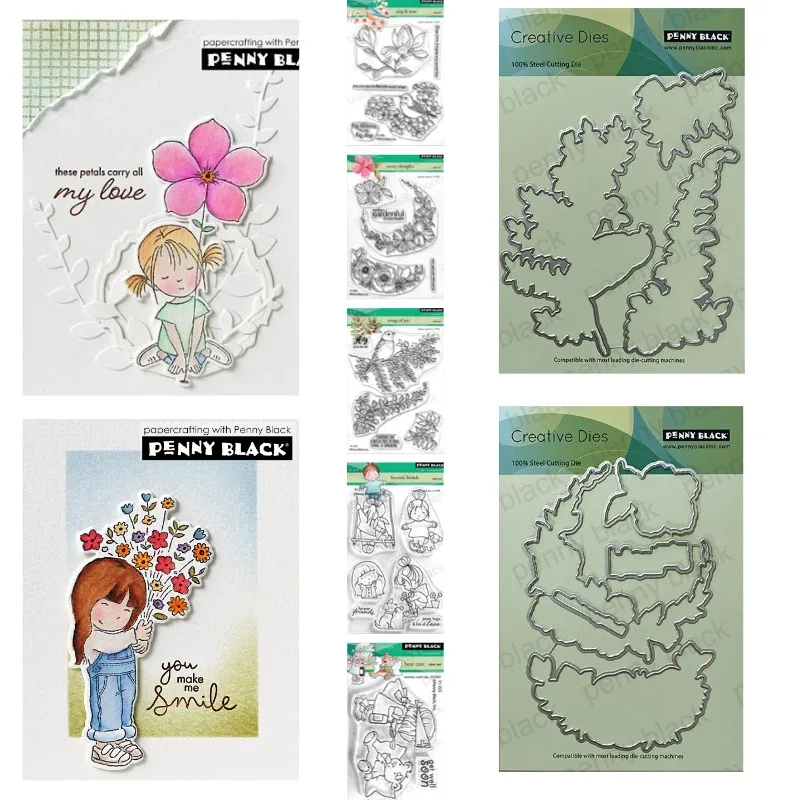 Sunny Thoughts Wings of Joy Matrices de découpe en métal, pochoir de décoration pour scrapbooking et journal, modèle de gaufrage, pour carte de vœux DIY faite à la main