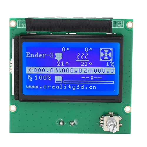 Imagen 2 del producto Exquisite-3D Pantalla LCD para impresora con panel de control, pantalla azul 12864 para Ender 3, 3S, 3X, 3 Pro