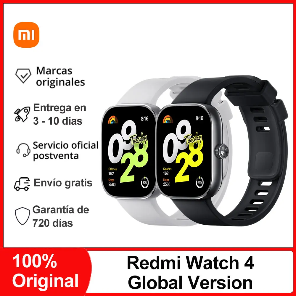 Xiaomi Redmi Watch 4 Smart Watch, Bluetooth Phone Call, 1.97