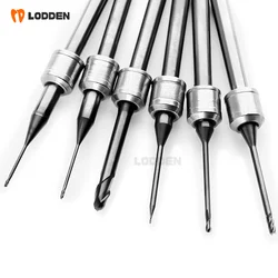 LODDEN Zirconia grinding bur DC/DLC/DCG D3 end mill 3.0mm shank diameter, dental laboratory CAD/CAM grinding tool.