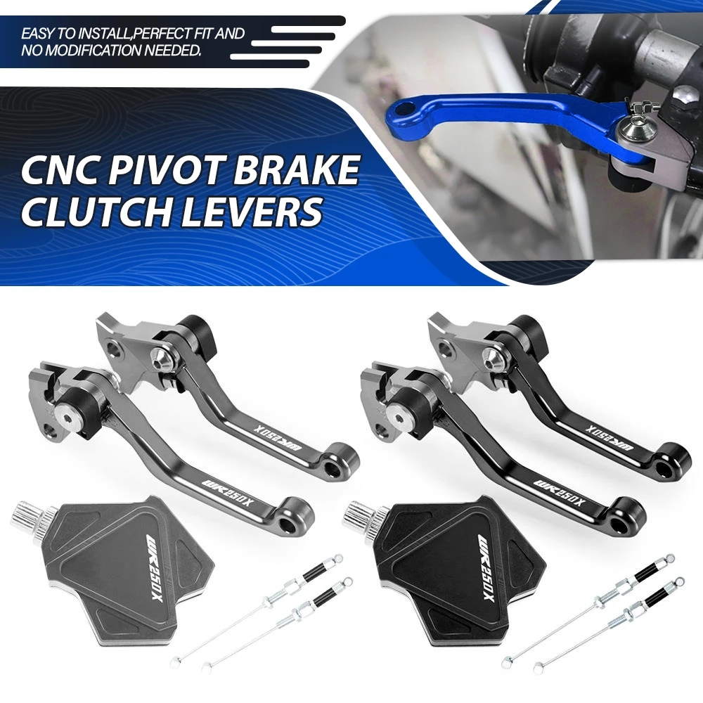 

Dirt Bike CNC Brake Clutch Levers Stunt Clutch Pull Cable Lever Replacement Easy System For YAMAHA WR250X 2007 08-2017 2016 2015