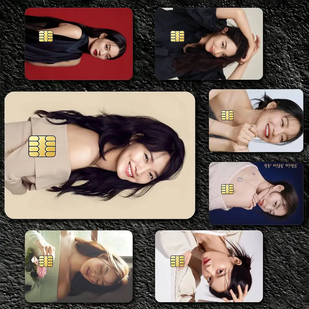 S-Shin M-Mina Decorative Waterproof Film Skin Cover Credit Card Stickers Debit Front Bank Bus Pass