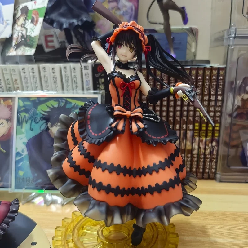 In Stock Taito Date A Live 21cm Tokisaki Kurumi Pvc Anime Figures Collection Model Desktop Ornaments Figure Animation Periphery