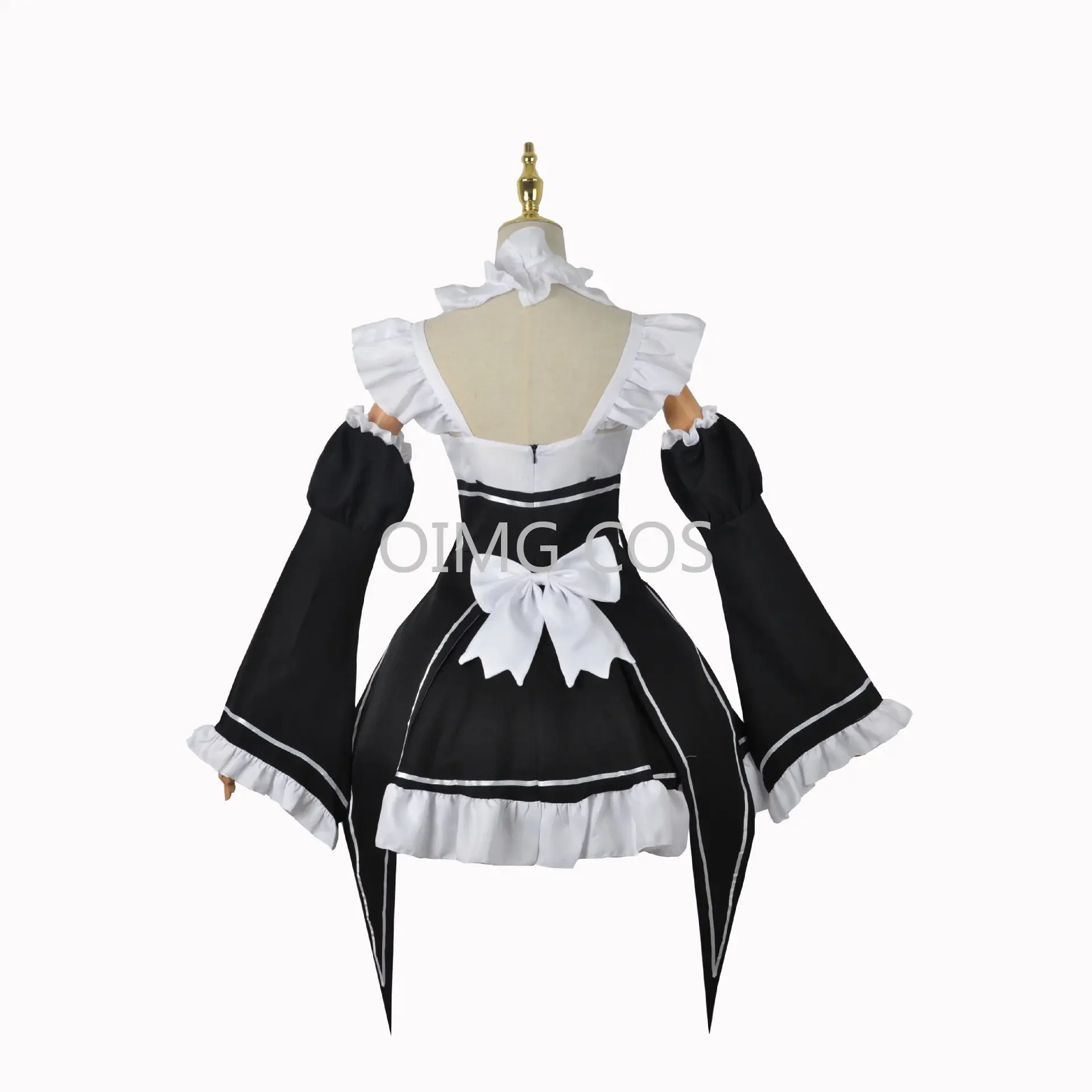 Ram/Rem Cosplay Re:zero Kara Hajimeru Isekai Seikatsu disfraces vestido tocado traje de fiesta Anime Maid Dress disfraz