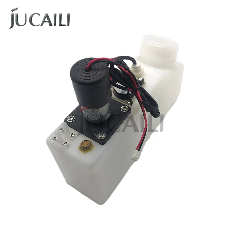 Imagem -04 - Cartucho de Tinta Branca com Motor Agitador Sensor Líquido com Alarme para Impressora uv Dtf Subtanque de Tinta com Abafamento 500ml
