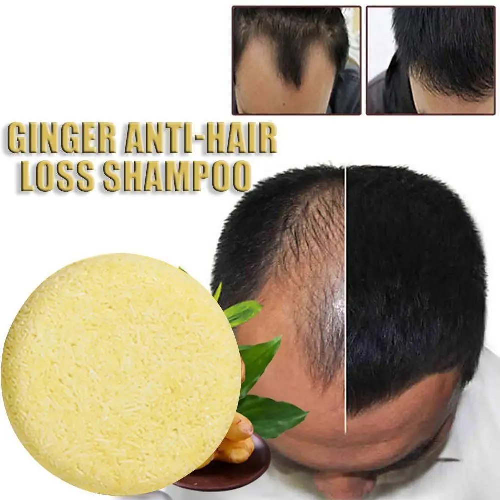 Ginger Thickening Shampoo Soap for Growth Hair Care Anti Falling Soap Bar Smooth and Restore Dense Wash Hair Treatment