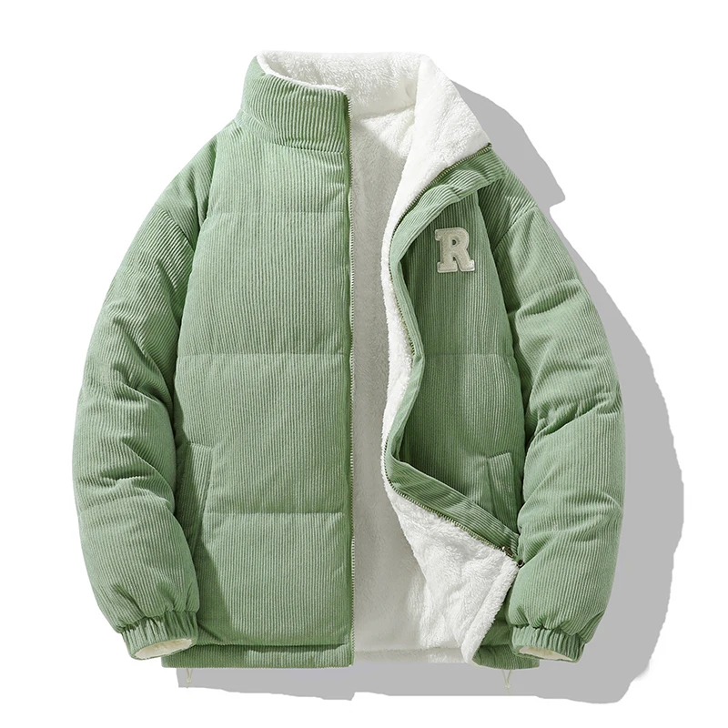 Fashion Stand Collar Men Parkas Coats Thicken Warm Comfortable Male Outerwear Winter Windproof Cotton Jackets Casual All-match