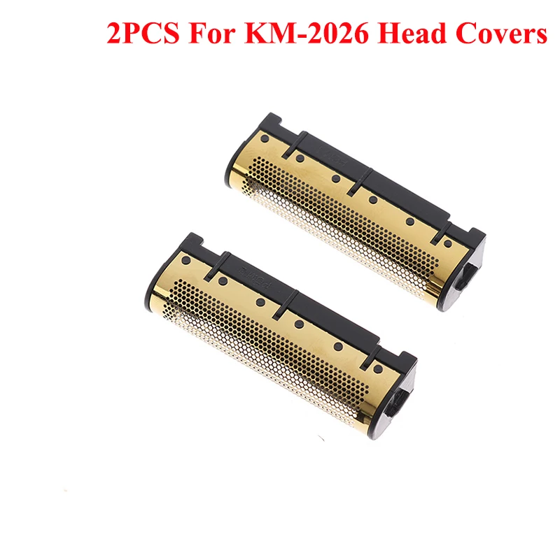 2PCS Replacement Blade Net For Kemei Km-2026 Hair Trimmer Clipper Barber Cutting Knife Head Beard Shaving Parts