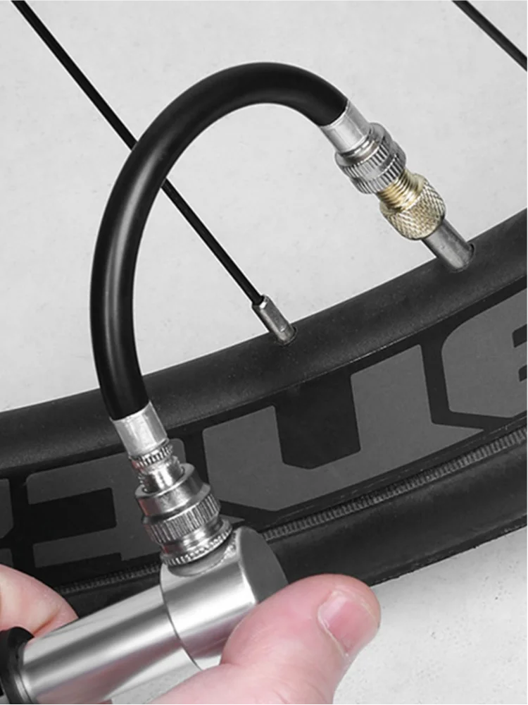 AliExpress NONE Bicycle Mini Pump Portable Aluminum Alloy Bicycle Hand Air Pump Schrader Presta Valve Mouth Universal Handheld Air Pump