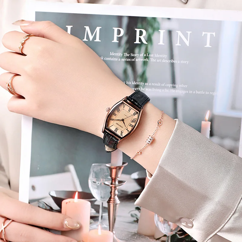 Vintage Quartz Watch for Women Fashion Simple Belt Watch Temperament Accessories Girl Party Gifts Wristwatches Reloj Mujer
