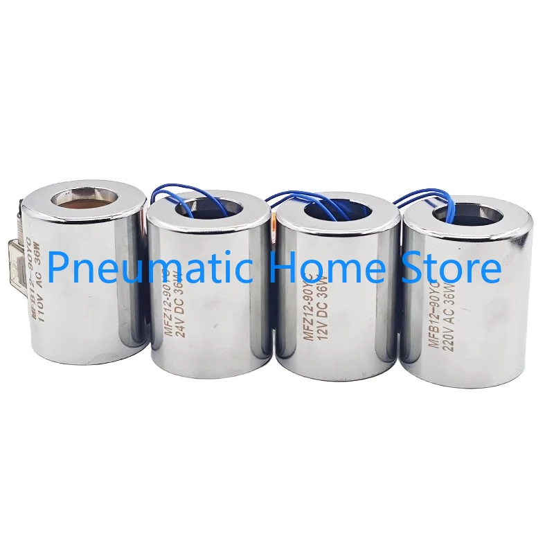 4WE10 Hydraulic Solenoid Valve Coil MFB12-90YC MFZ12-90YC Inner Diameter 31.5mm Height 75mm AC220V DC24V 36W