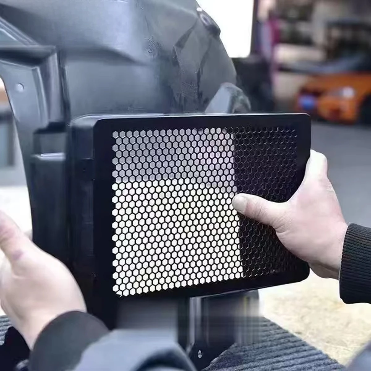 لمنع فرك الإطارات تعزيز التخليص الجبهة الحاجز بطانة العجلات الأمامية قوس عدة لوحة الألومنيوم ل M3 G80 M4 G82 M2 G87