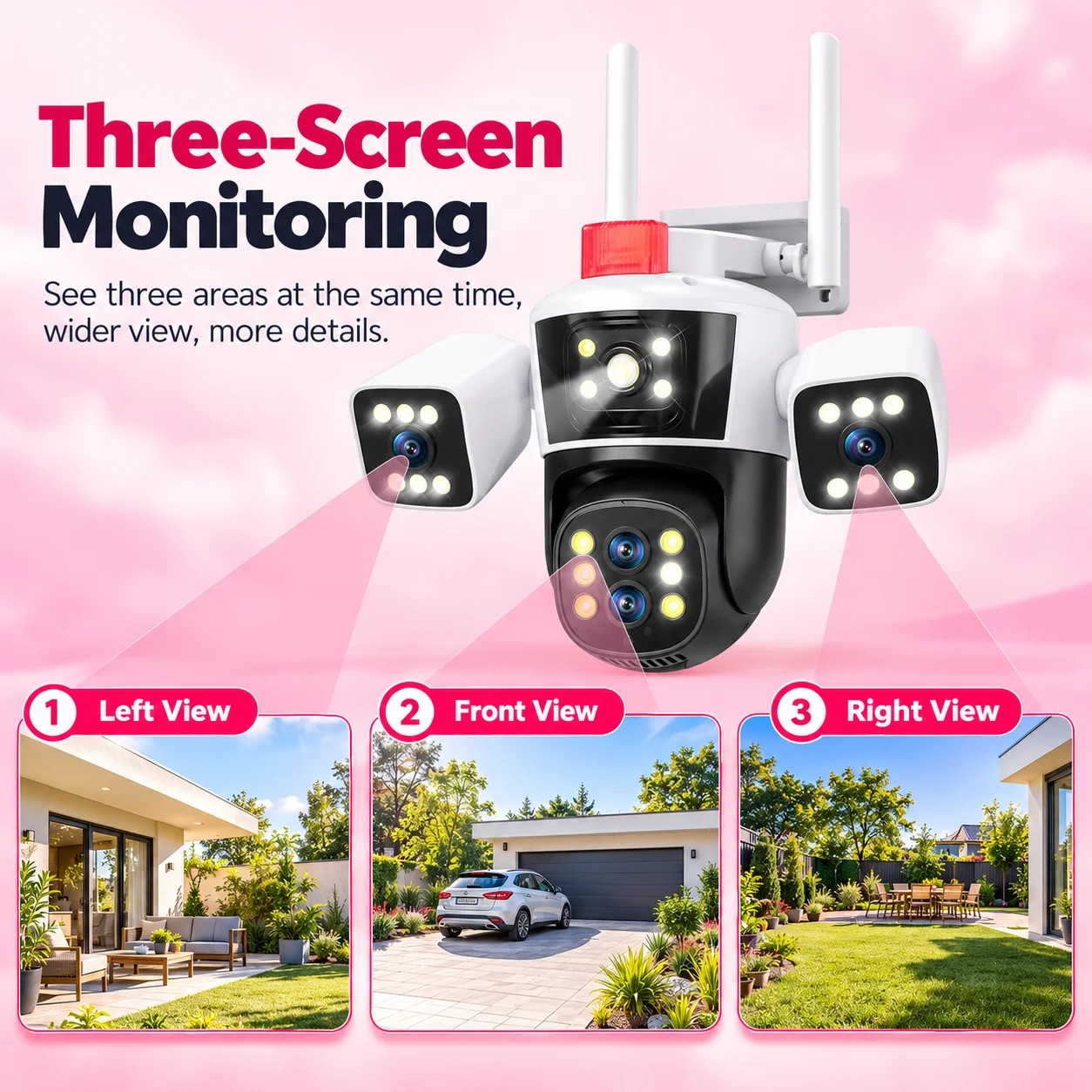 10X 4K 15MP Zewnętrzna Kamera – Home Security Flood Lights recenzja i cena
