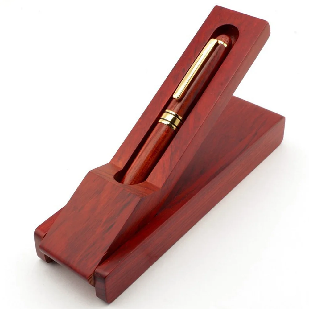 

Single Pen Box Wooden Pen Case Wooden Stationery Box Student Pencil Box Tool Storage Box