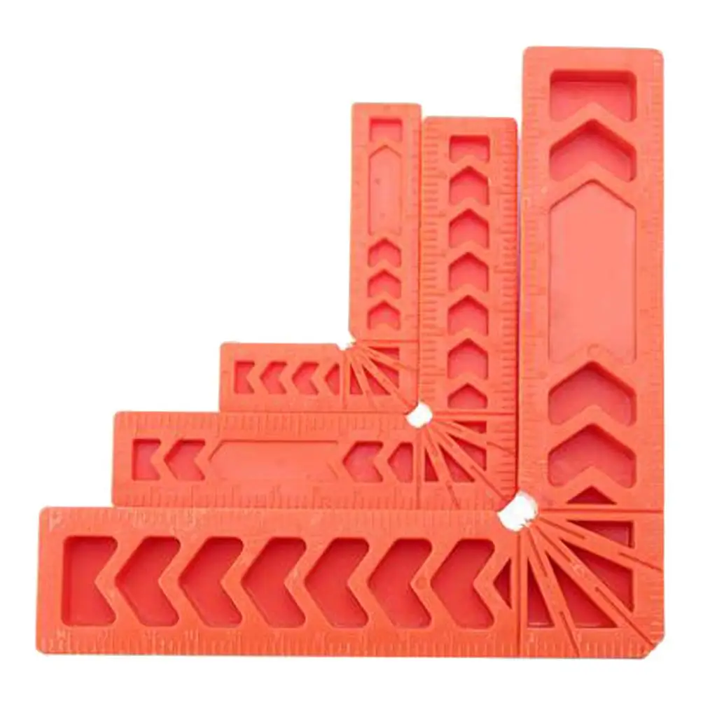 3 Inch Plastic Positioning Square Accurate 90 Degree Right Angle Clamp for Furniture Making and Wood Projects