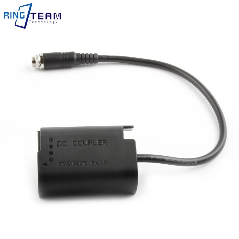 

New With Lock 5.5x2.5mm Female DMW-BLK22 Dummy Battery DMW DCC17 DC Coupler For Panasonic LUMIX S5 DC-S5 DC-S5K DC-S5GK GH6