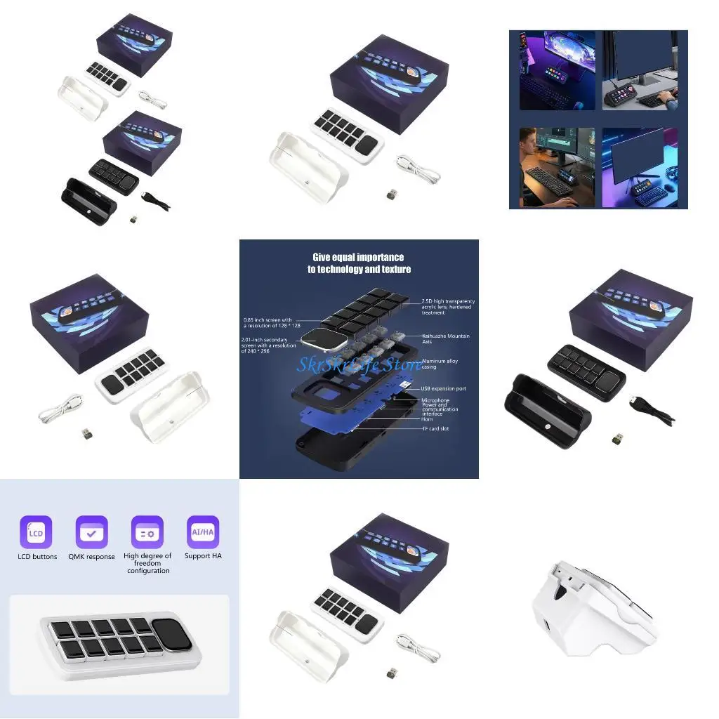 

E65E Aluminum Intelligent Home Panel Voice Command Control Multiple Screen Interfaces