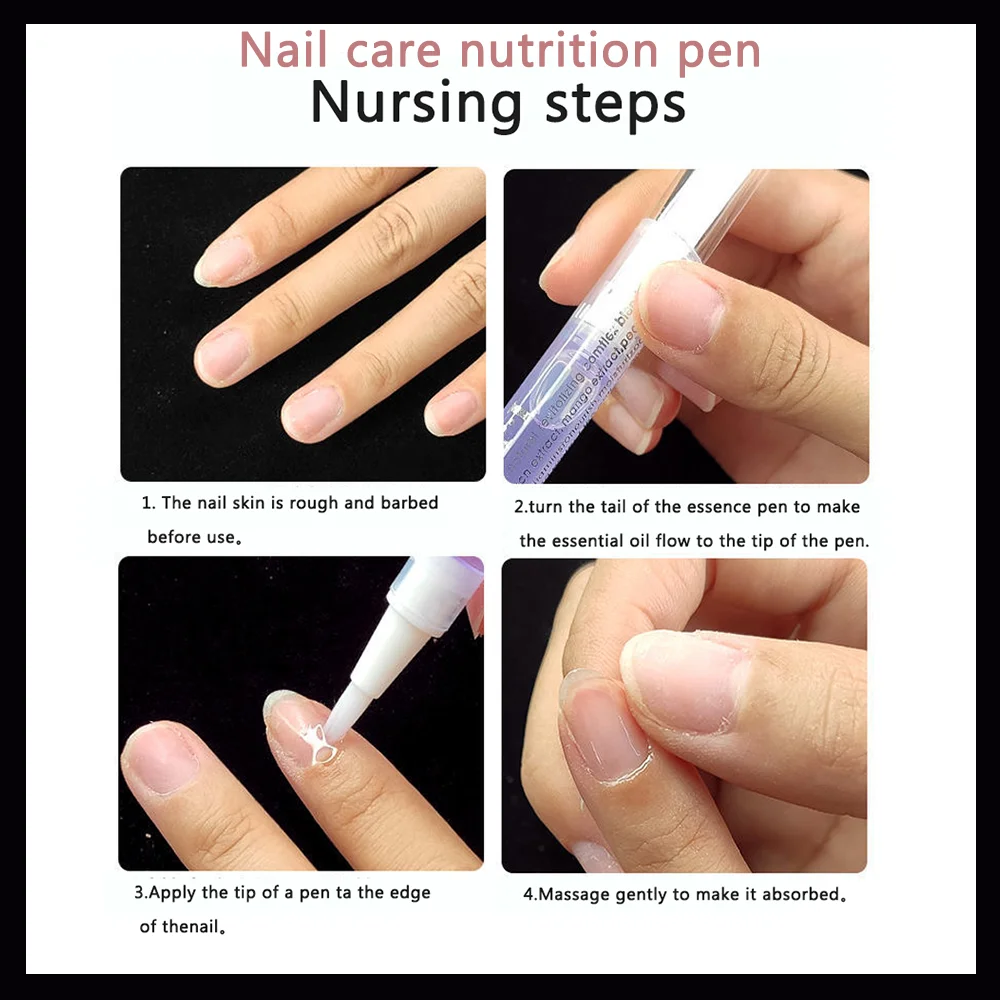 Five Smells Nail Nutrition Oil Pen Nail Treatment Cuticle Revitalizer Oil Prevent Agnail Nail Polish Nourish Skin