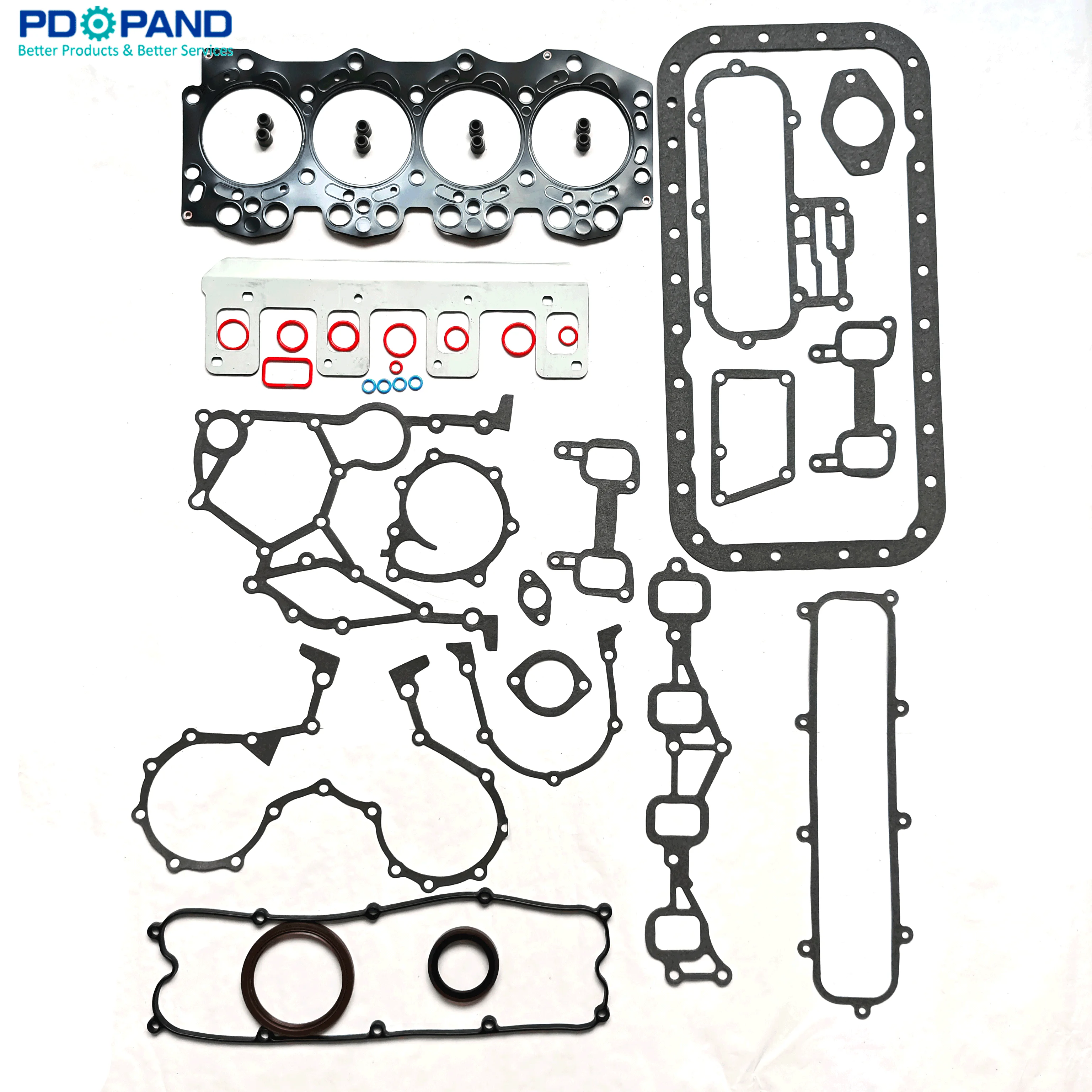 Conjunto completo de revisão do motor j2 reconstrução kit gaxeta para kia pregio caixa tb/k2700 sd/bongo plataforma/chassi 2665cc 2.7d