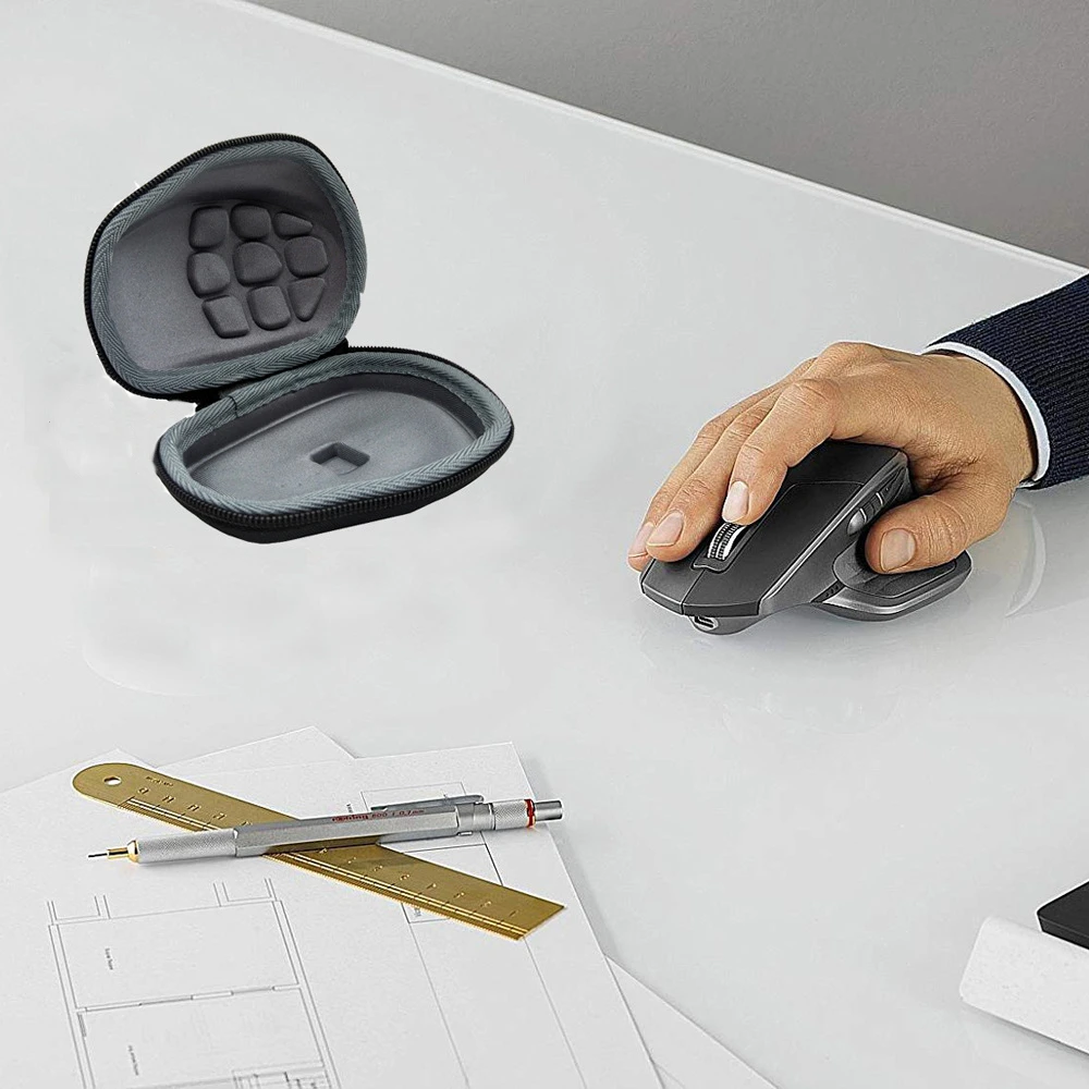 حقيبة حمل صلبة متوافقة مع الماوس اللاسلكي Logitech MX Master 4/3S