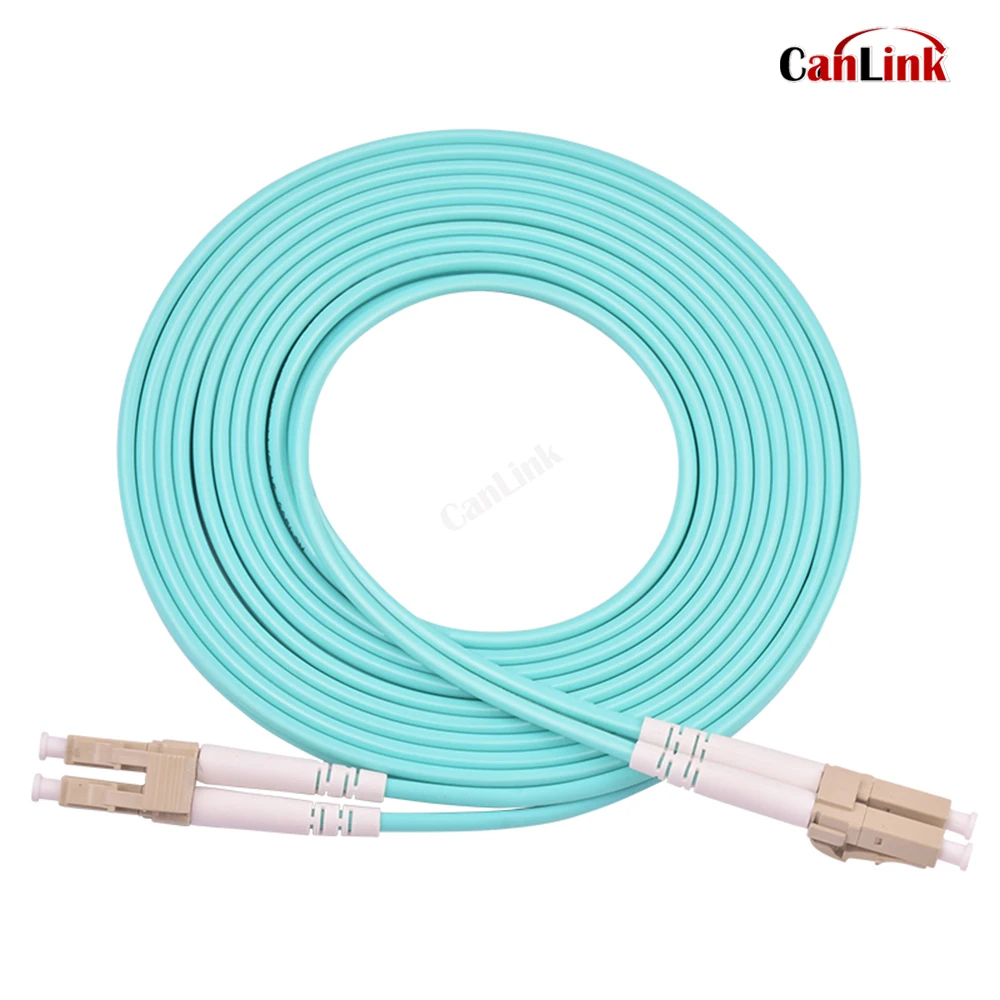 Customized LC to LC OM3 2.0MM 3.0MM UPC Multimode Duplex 3.0MM Fibra fiber optic patch cord Cable 10M 25M 30M 1PCS