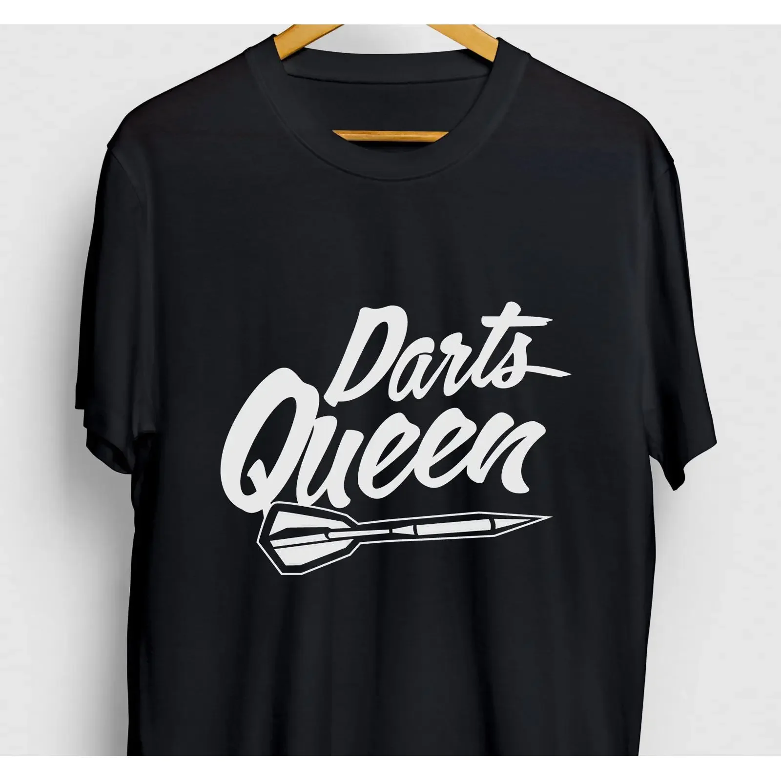 Darts Queen Funny Dart Player T Shirt League tee Youth  vintage Washed Breathable homme graphic fashion Unisex Stretched