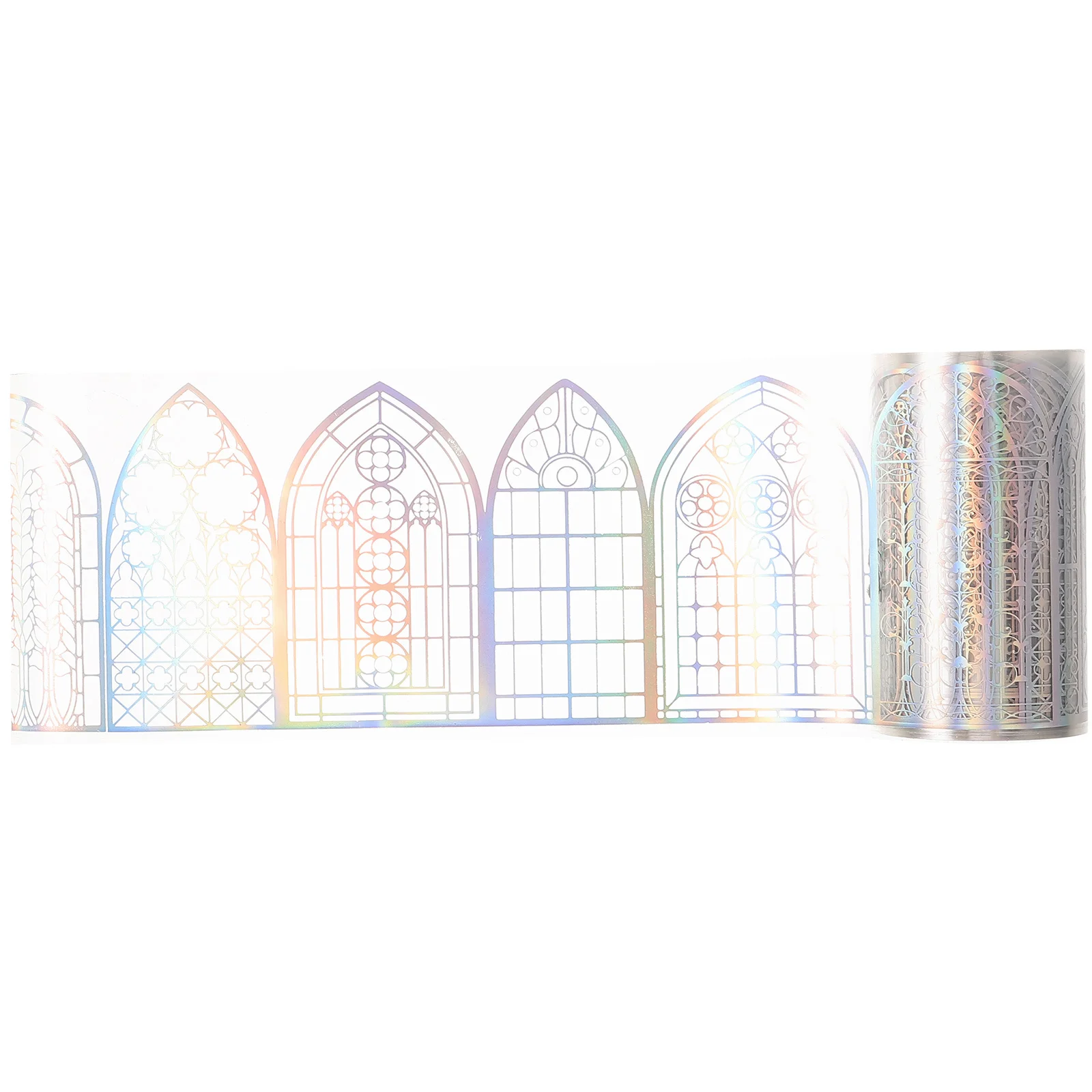 

Creative Pattern Design Scrapbooking Tape for Craft Lovers Scrapbook Materials Adhesive Stickers Gift Wrapping 1 Roll