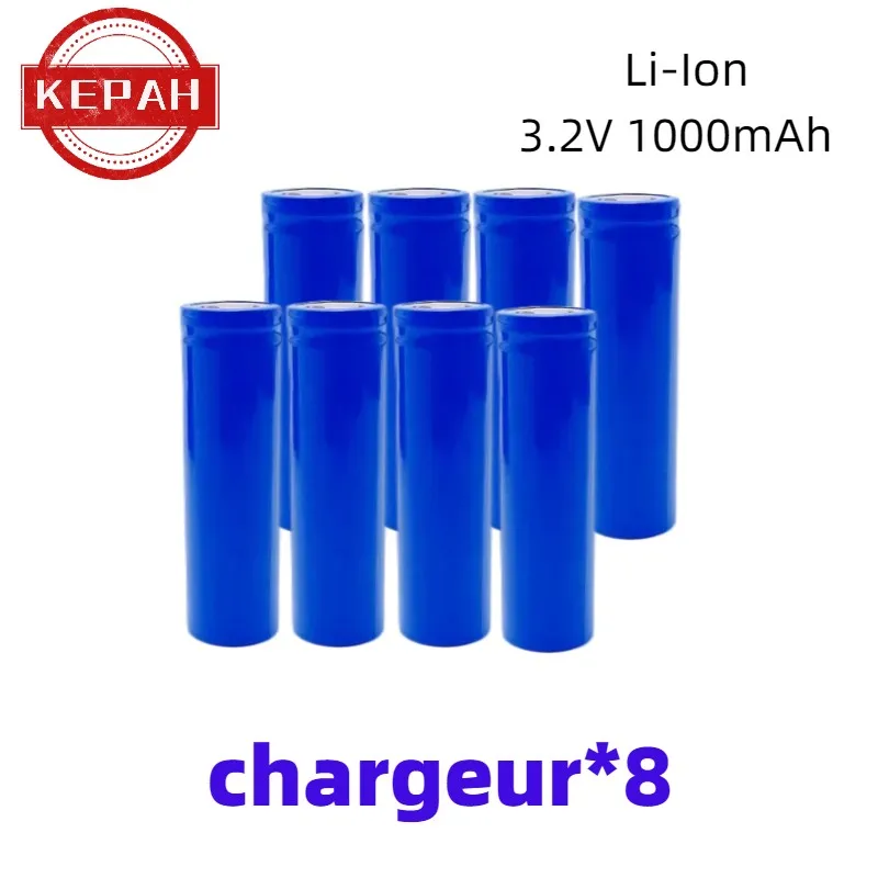 14500 bateria litowa o dużej pojemności 3.2V o dużej mocy, wielofunkcyjny i trwały 1000mAh