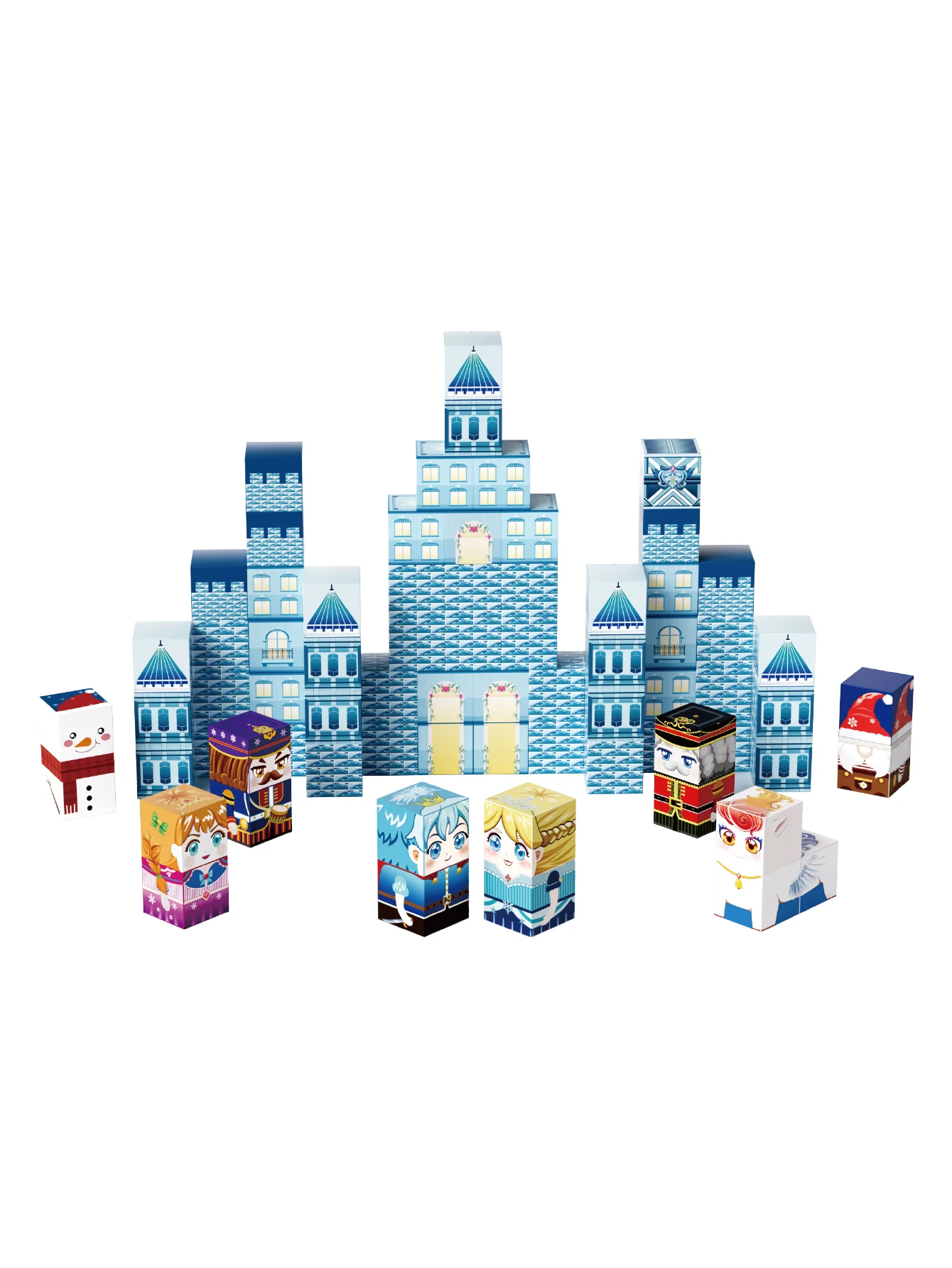 Magnetic Blocks Building Toys - Build Magnet World Set, Ice and Snow World Series，Magnet Toys