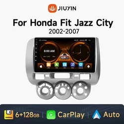 Android 13 Car Radio Multimedia Video Player For Honda Fit Jazz City 2002-2007 Navigation 9