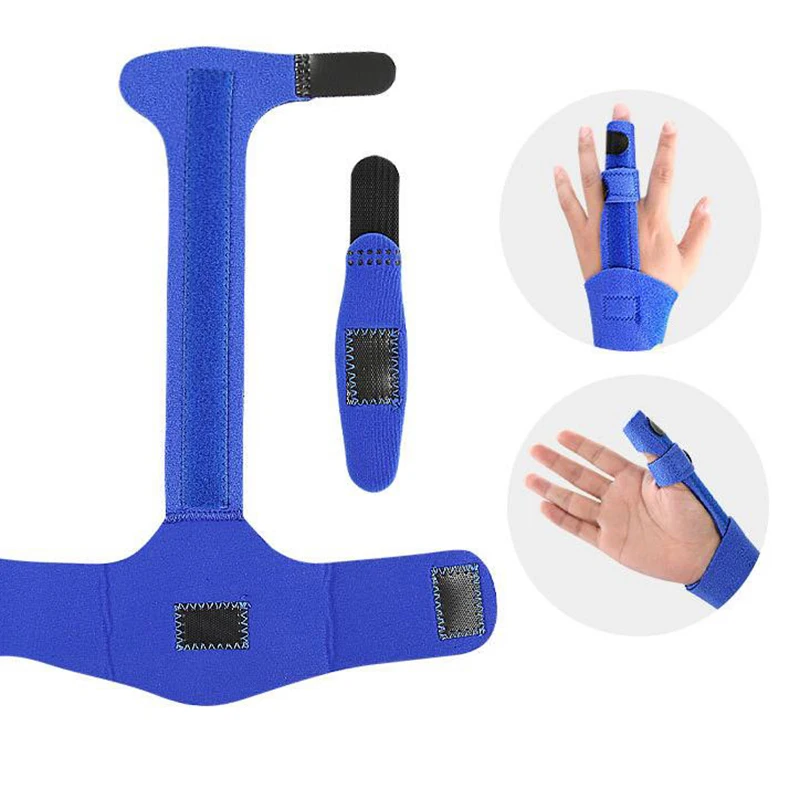 1PCS Finger Splint Brace Thumb Care Adjustable Support Stabilizer Built-in Aluminum Alloy Fix Arthritis Pain Relief Health Care