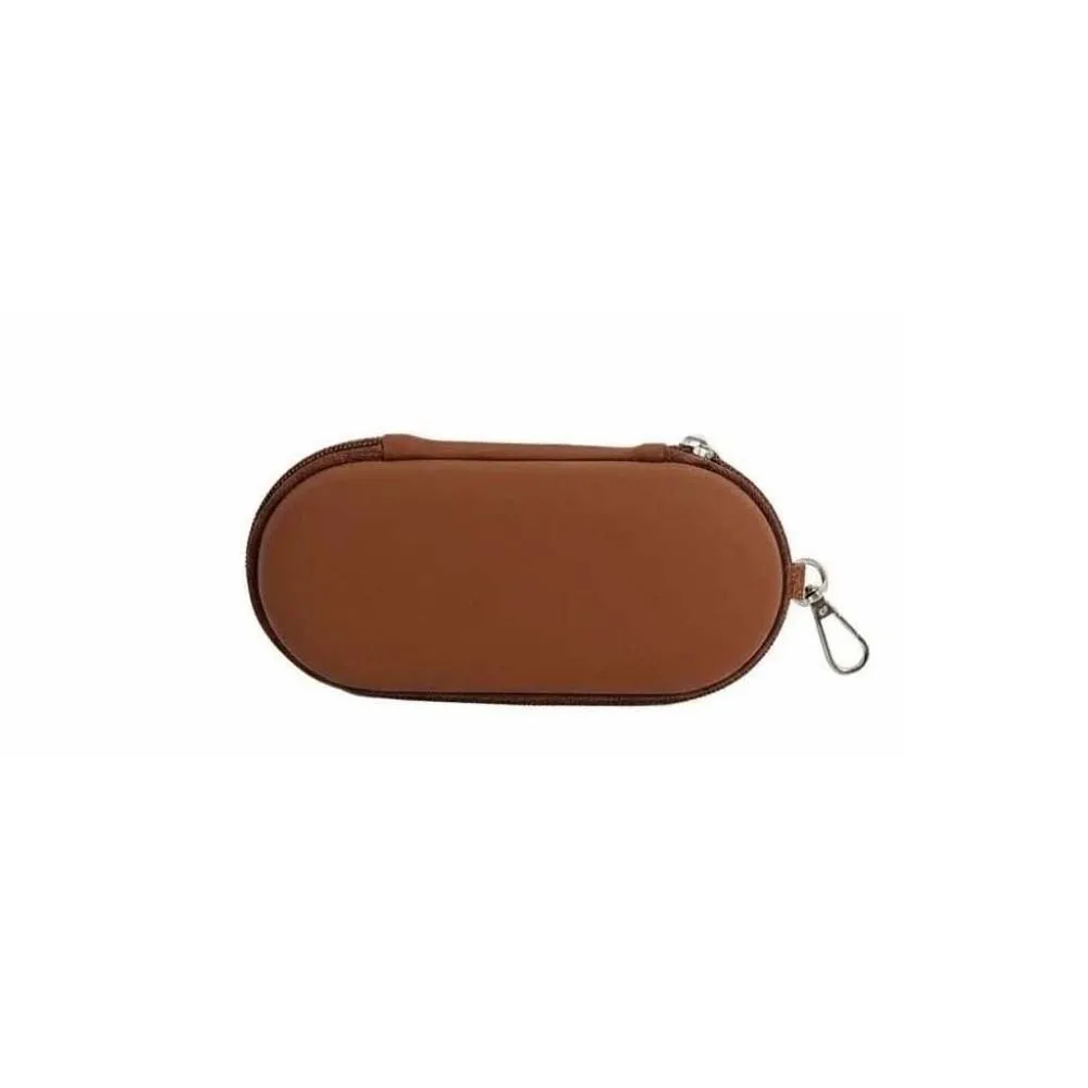 Waterproof PU Dual Slot Glasses Pouch Anti Crush Zipper Closure Sunglasses Case Hangable Hook Candy Colors Eyewear Organizer