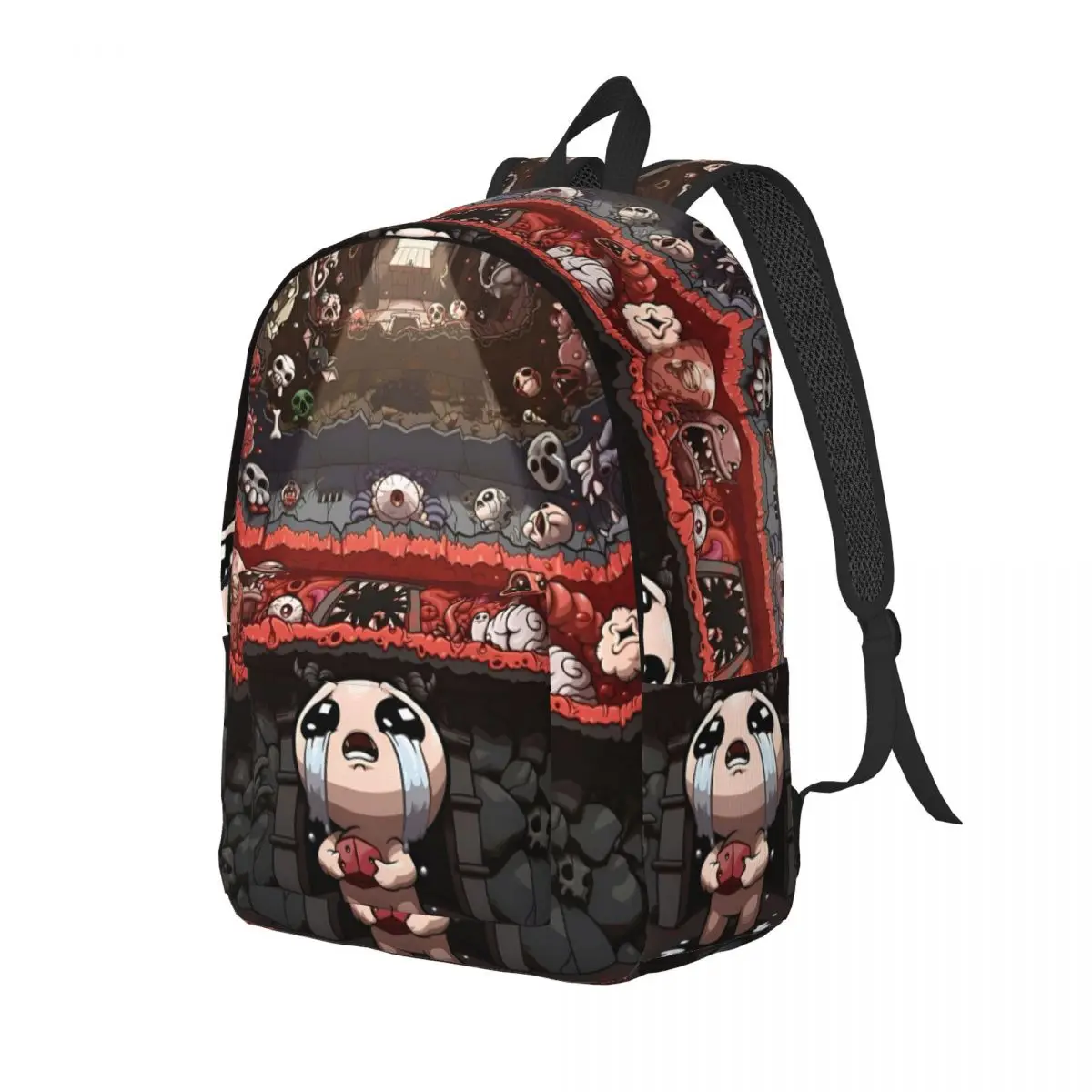 The Binding Of Isaac Cartoon Teenage Backpack Sports School Hiking Video Game Daypack Men Women Laptop Computer Canvas Bags
