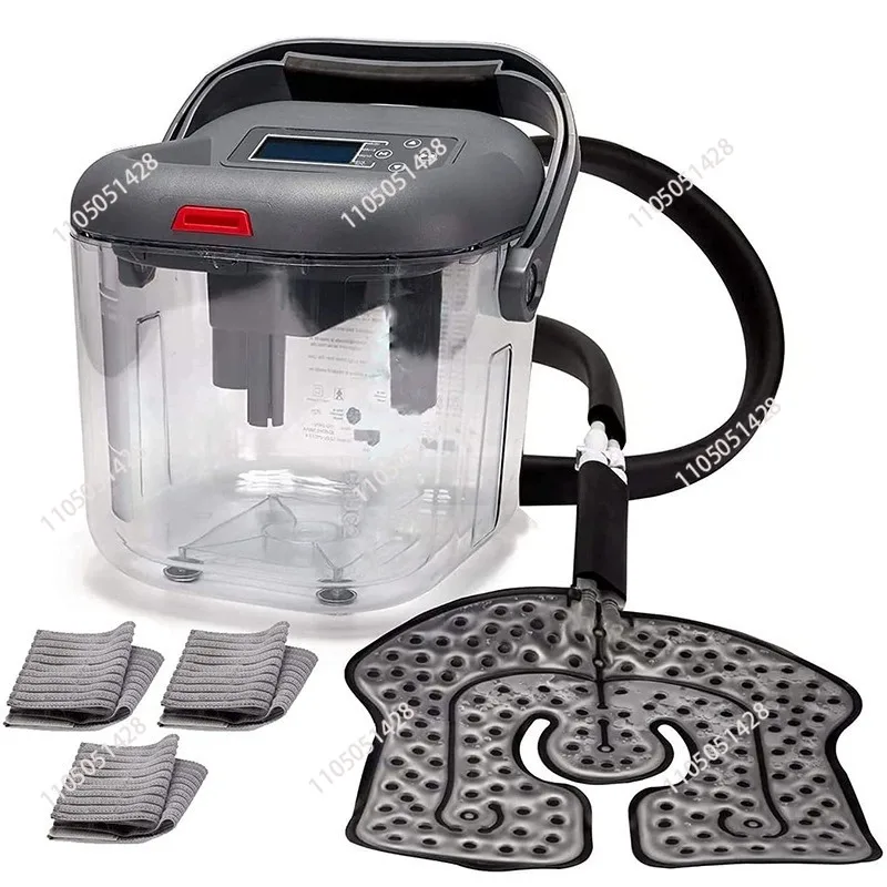Cold Rush Compact Therapy Machine System With Knee - Ergonomic, Adjustable Wrap Pad Included- Quiet, Lightweight And Strong