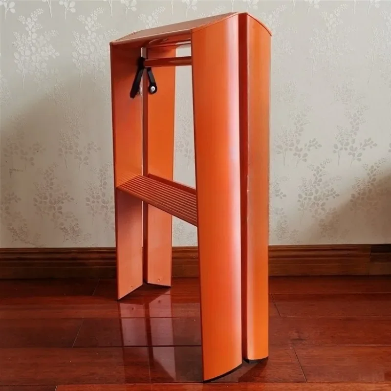 Multifunctional Folding Telescopic Herringbone Ladder 3-Step Aluminum Alloy Lightweight Adjustable Step LadderGoods in stock