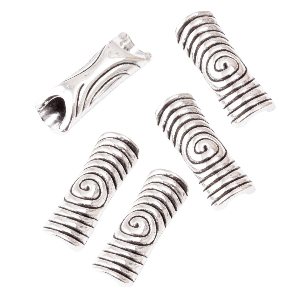 

30pcs/lot DIY Mix Jewelry Accessories Alloy Large Hole Long Bead Charms Phone Pendant