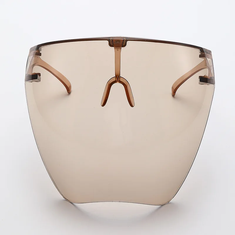 Vollgesichts-Sonnenbrille, Maske für Damen und Herren, schützende Gesichtsschutzbrille, bedeckte kugelförmige Linse, Anti-Spray-Fahrrad-Sonnenbrille