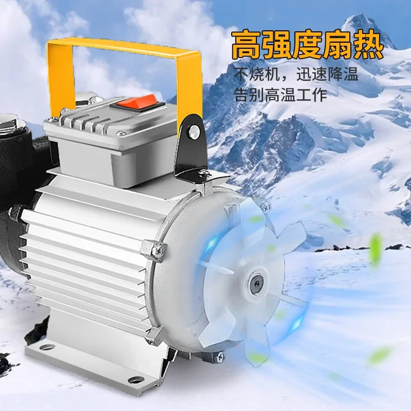 

Hardware Electric Oil Pump 12v24v220v Diesel Pump Small Oil Pumping Unit Self-priming Pump Refueling Tanker