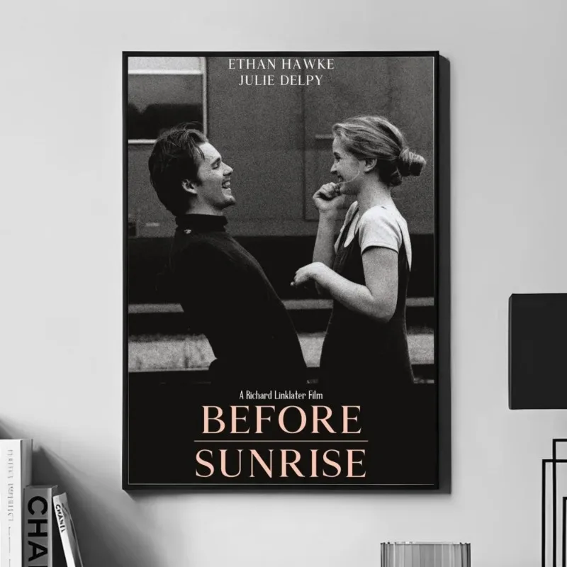 أفلام الحب الكلاسيكية قبل شروق الشمس ملصق جدار ديكور فني للمنزل غرفة ديكور اللوحة الرقمية غرفة المعيشة مطعم المطبخ الفن