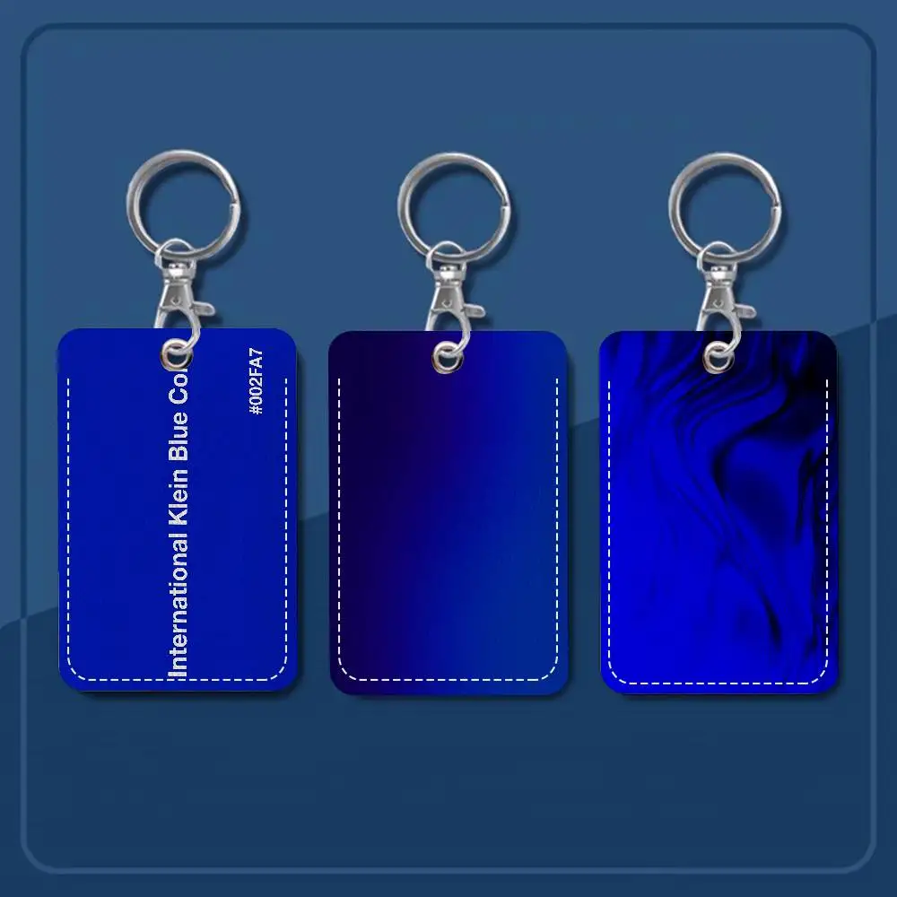 

Popular Color Klein Blue INS Art Personalised Print Card Holder Suitable For Holder Girls Door Card Case Women