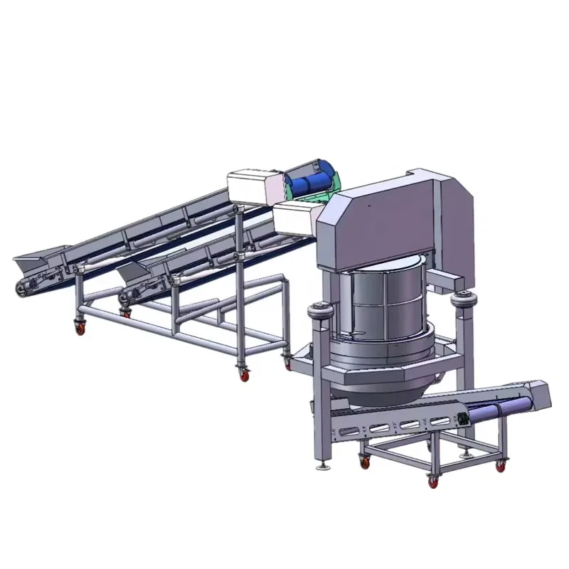 Vegetable Processing Line Industrial Centrifuge Dewatering Drying Machine Complete Set High Efficiency Custom