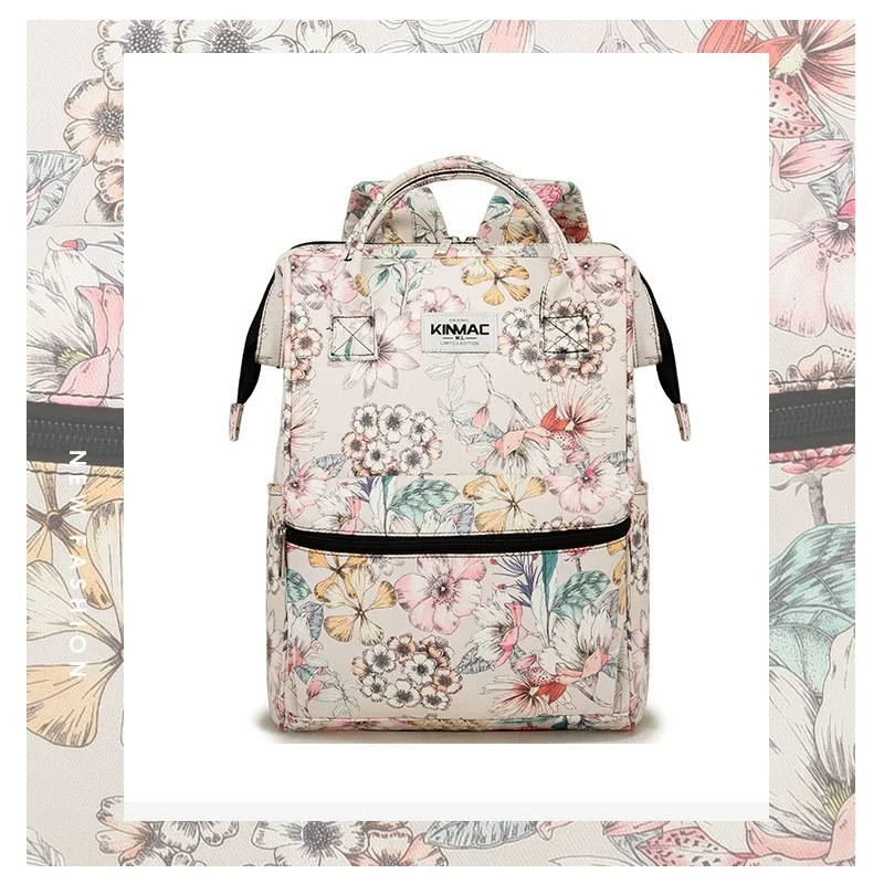 Brand Backpack Laptop Bag 14,15,15.4 Inch,Lady Man Women Shoulder Notebook Computer Flower 04 Case For Macbook Air Pro Satchel