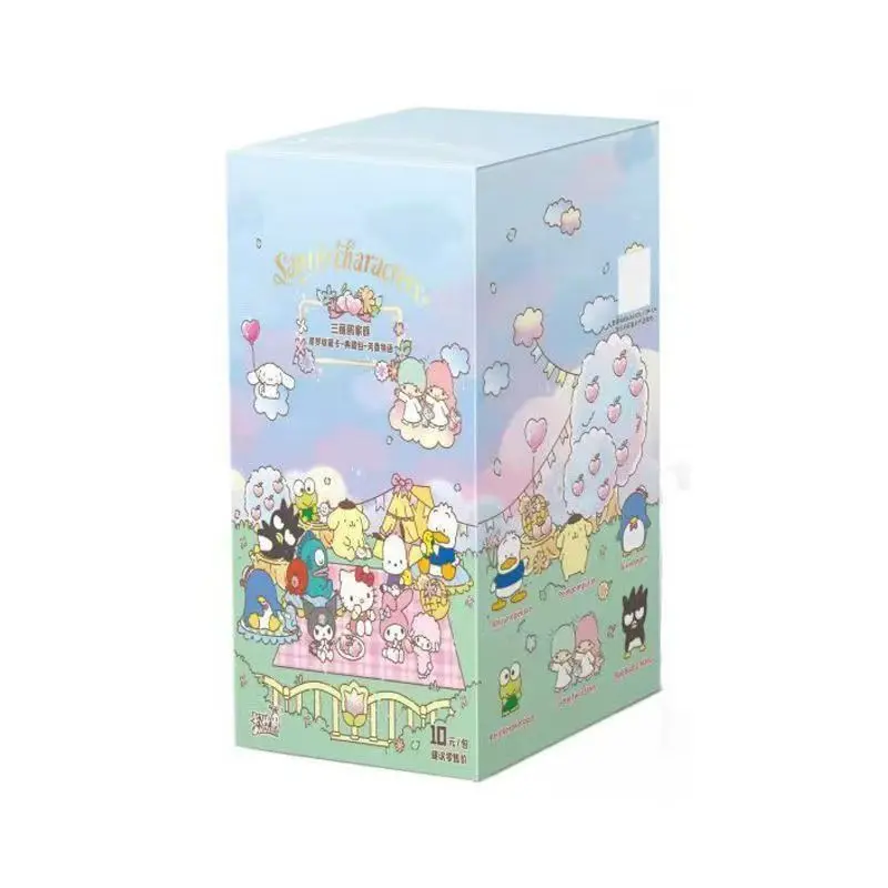 KAYOU Sanrio Kuromi Hello Kitty Shining Card Cartoon My Melody verzamelbare spelkaarten speelgoed voor vakantie- of verjaardagscadeau
