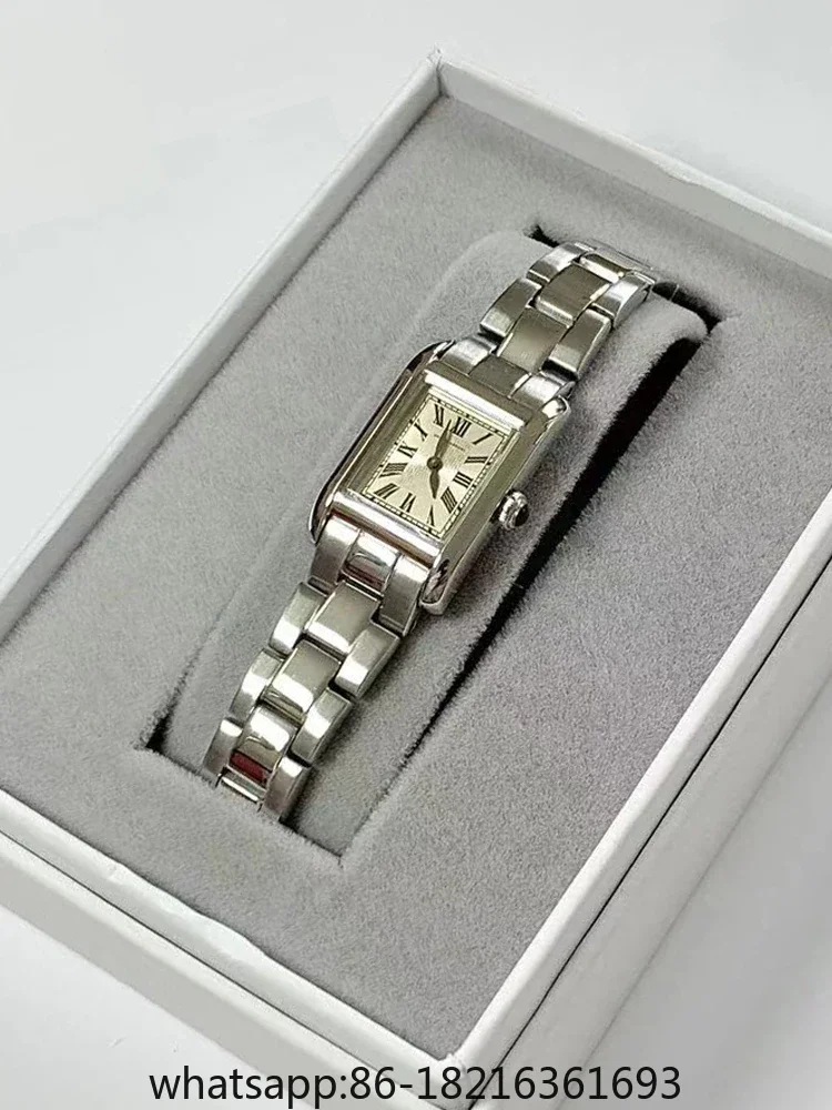 

UNITED ARROWS vintage watch female niche vintage medieval minimalist steel band small square watch