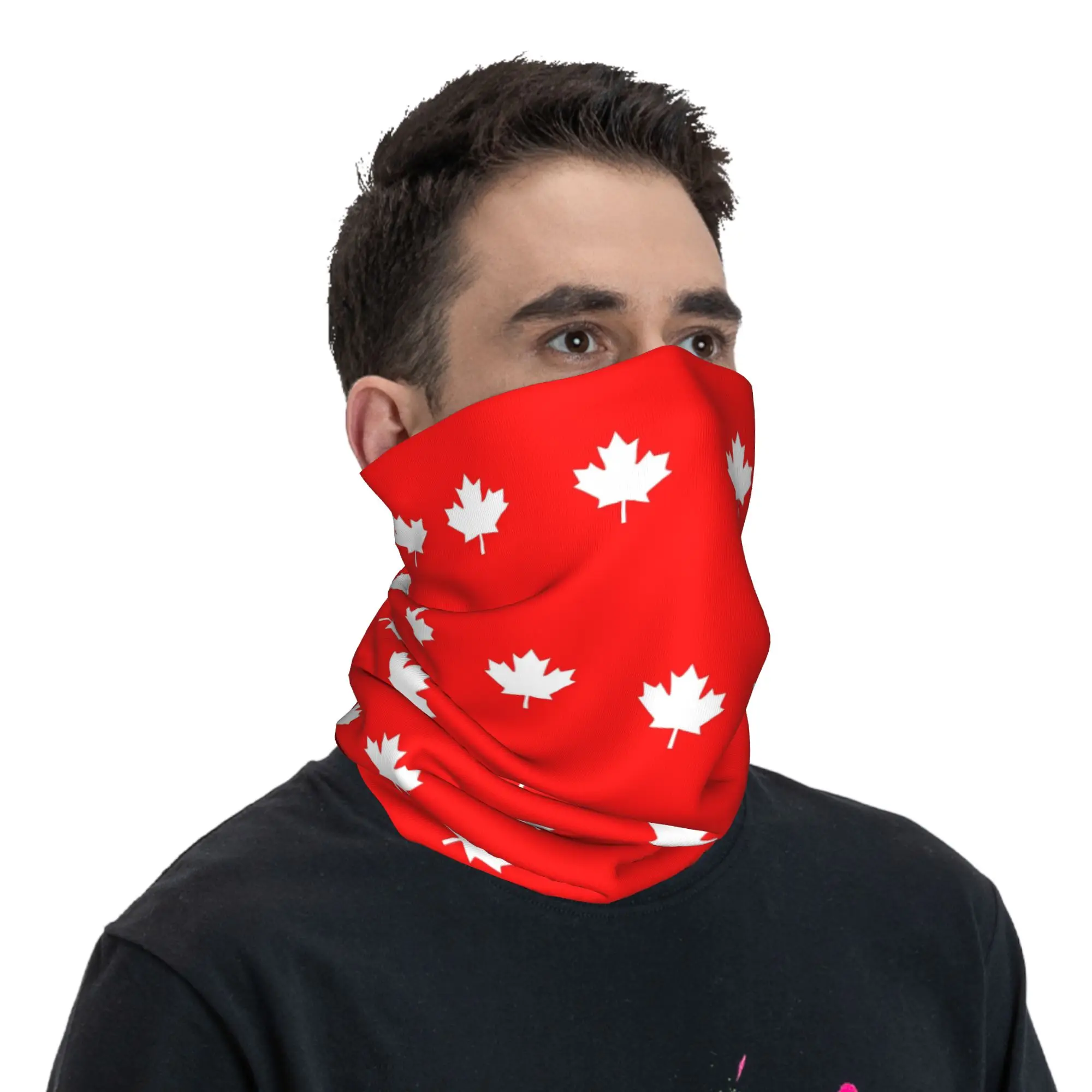 

Флаг Канады, национальная культура, бандана на шею, маска с принтом, шарф, теплая Балаклава для мужчин, женщин, взрослых