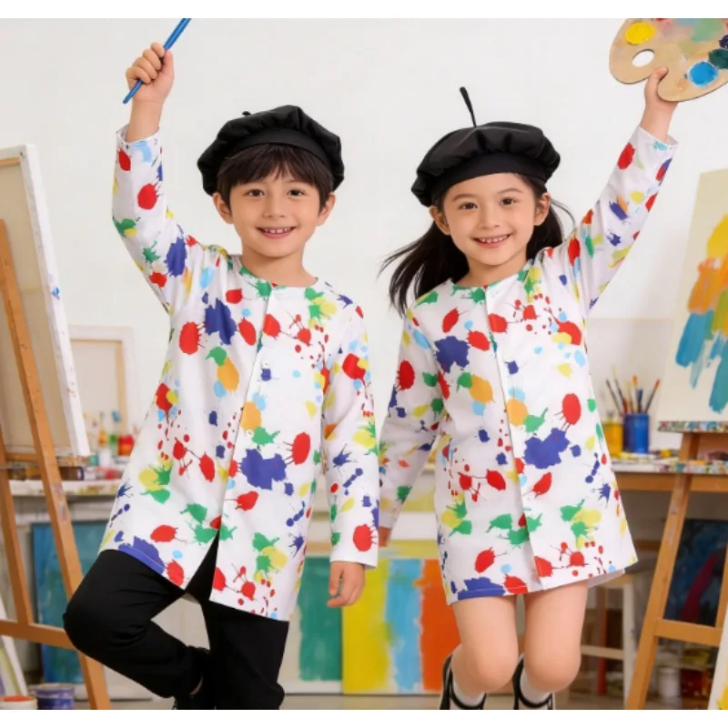 

Kids Little Artist Costume Set for School Stage Performance Outfit Dress Up Party