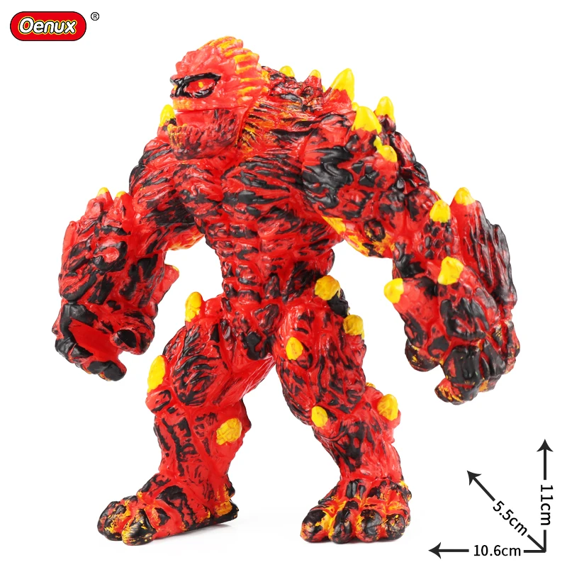 Oenux Original Savage Dinosaurier Mythos Drache Tiere Modell Feuer Bull Octopus Monster Krabbe Actionfiguren Kinder Sammlung Spielzeug Geschenk 8